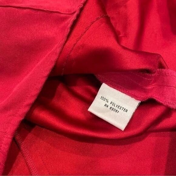 Talbots Woman Petites 1X Raspberry Pink Button Down Long Sleeve Suede Shirt X - Picture 5 of 8